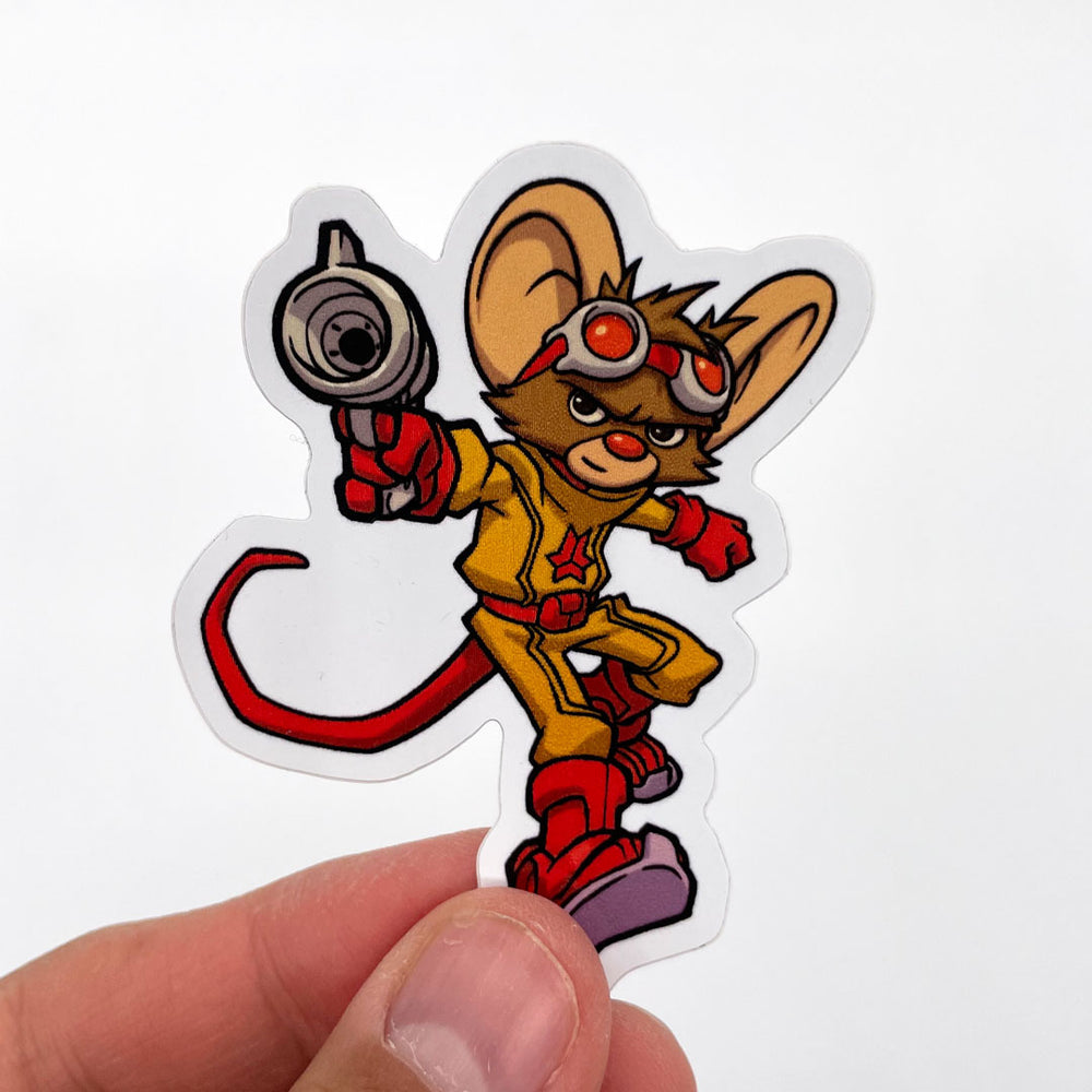 Missile Mouse Sticker