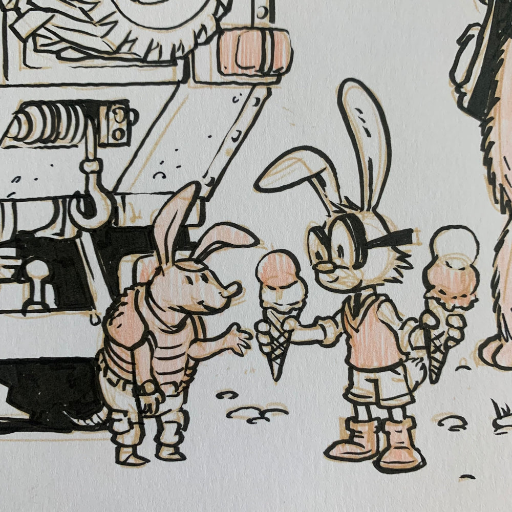 CC & Benson - Ice Cream Armadillos