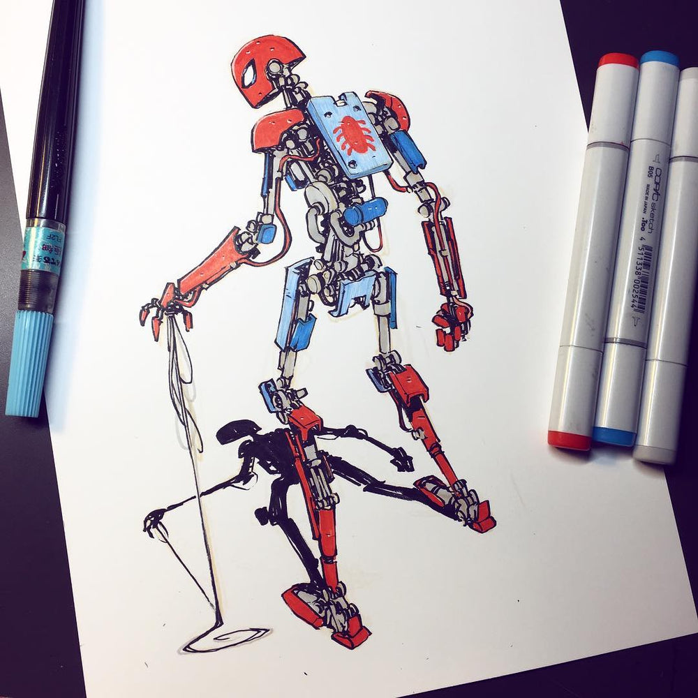 Spider-Mech - Original Art