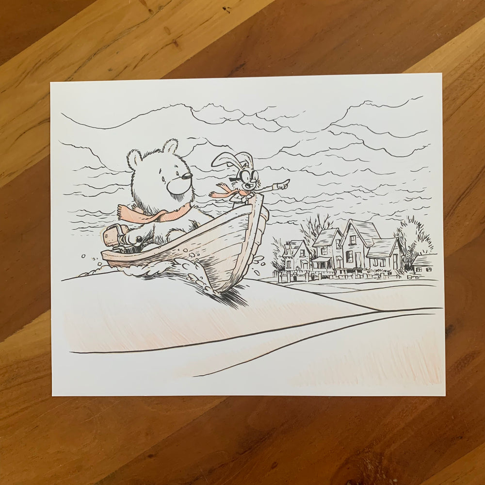 CC & Benson Take to the Sea