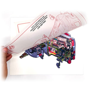 The Solaro Cutaway Vellum Print