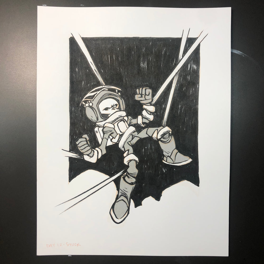 Skull Chaser Tangled Drawing