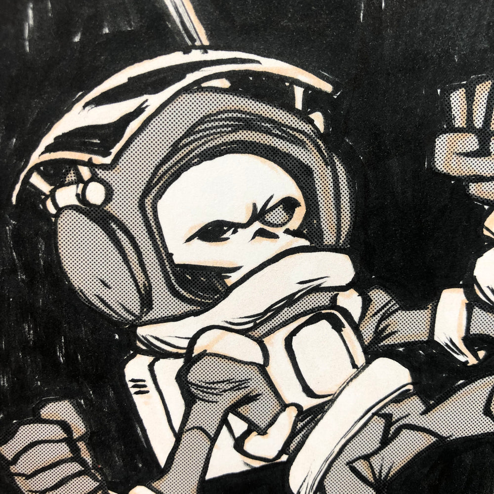 Skull Chaser Tangled Drawing