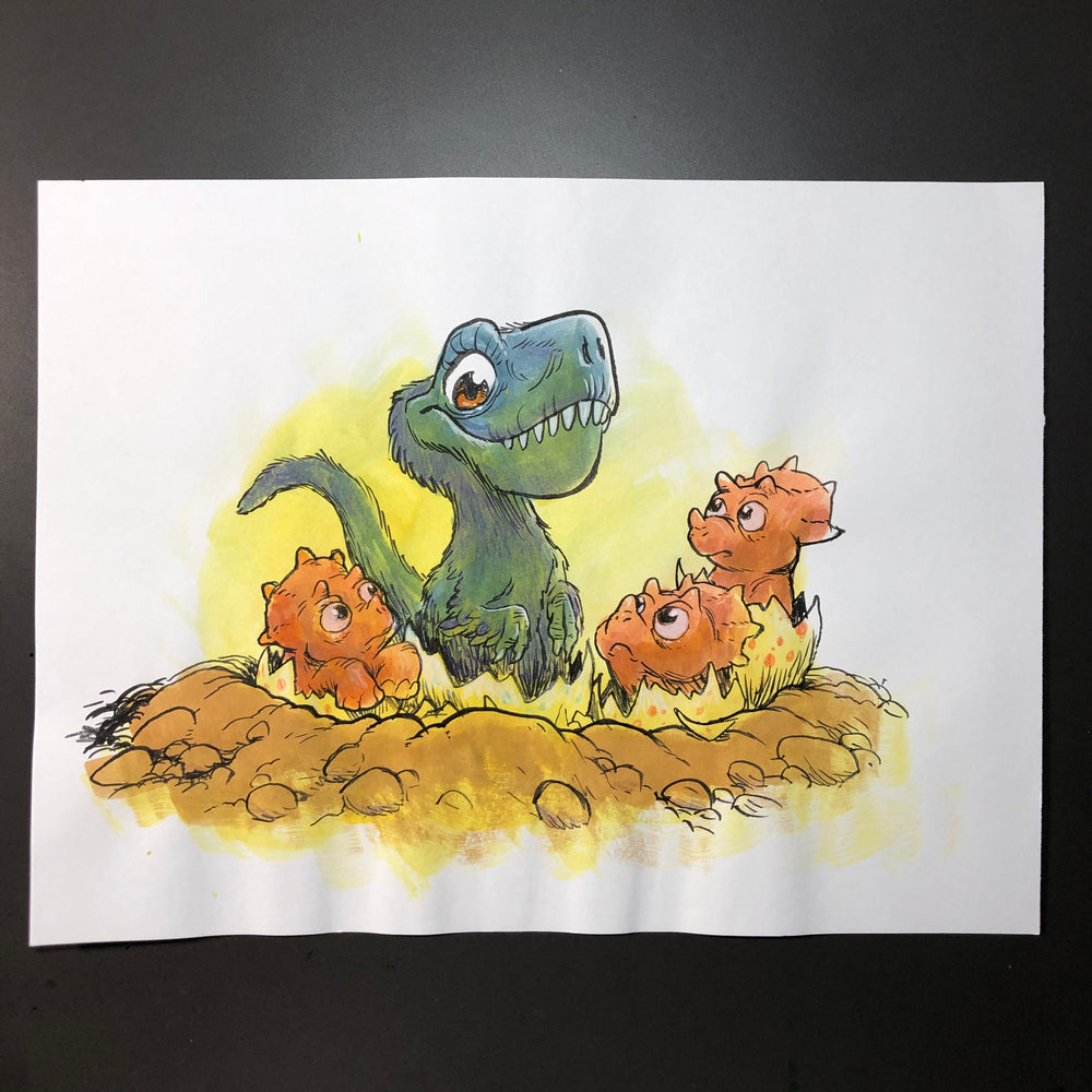 The Hatchling Painting