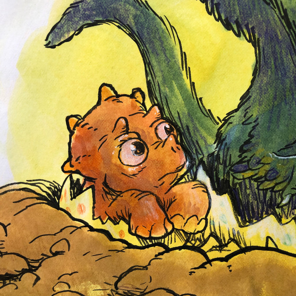 The Hatchling Painting