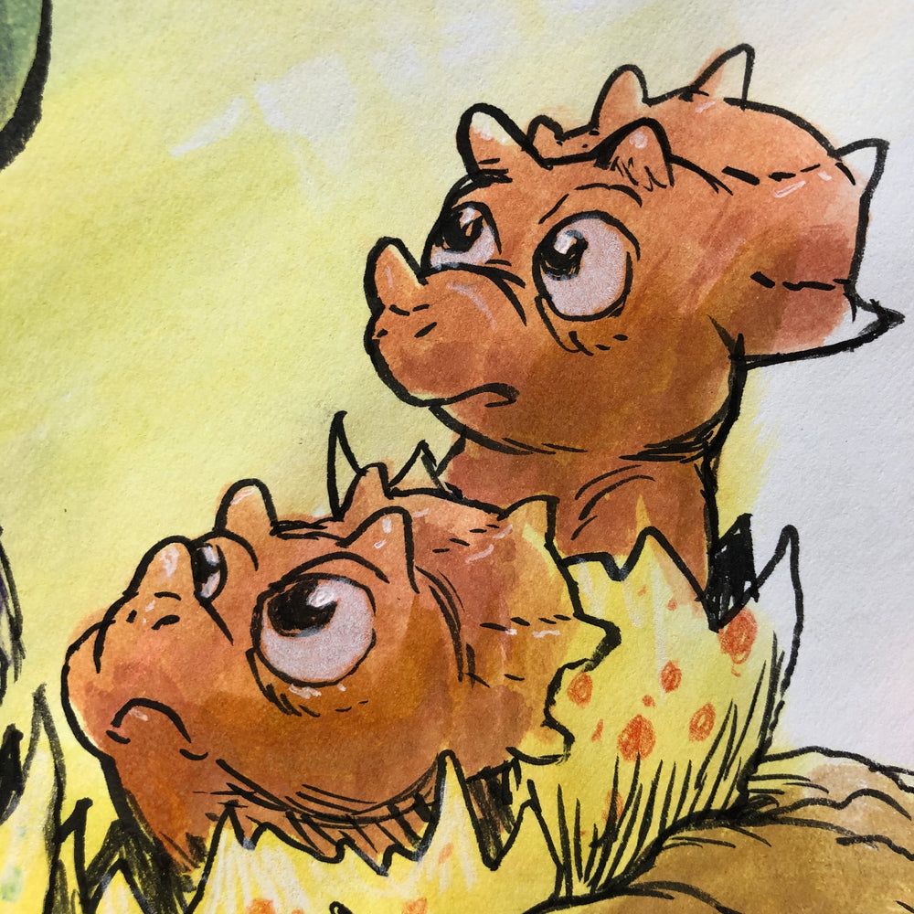 The Hatchling Painting