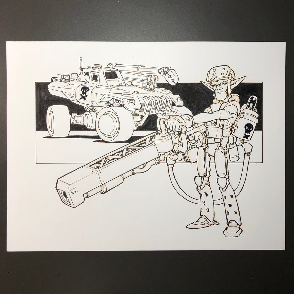 Bounty Hunter Drawing