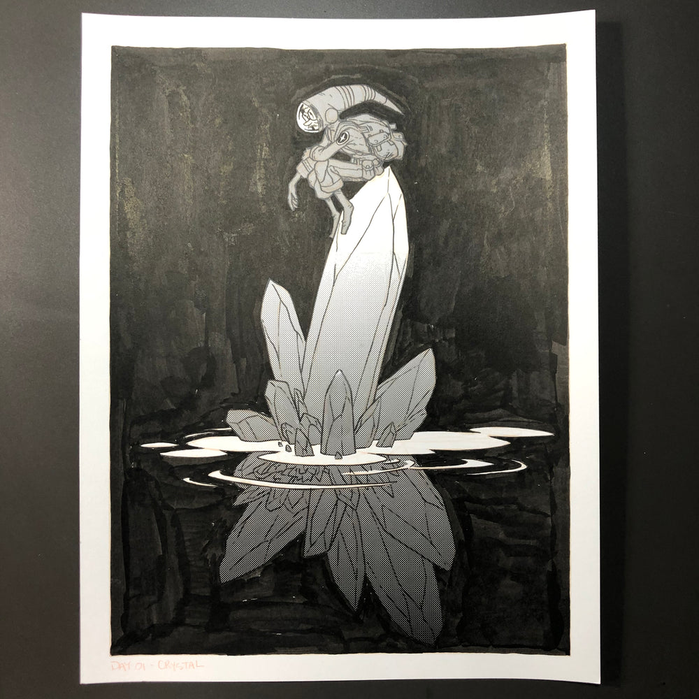 Star Catcher Crystal Drawing