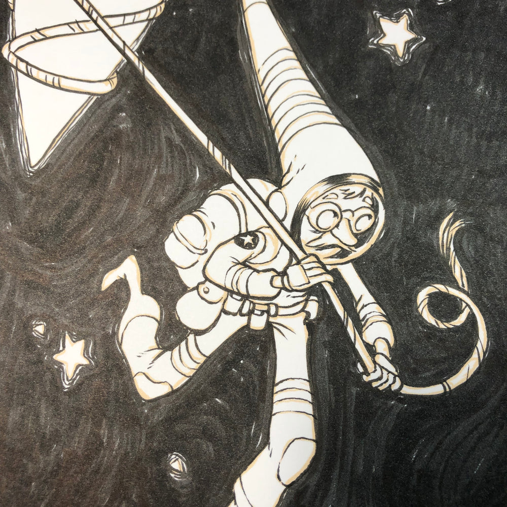 The Star Catcher Original Drawing