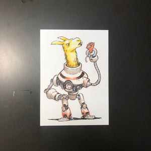 Llama Bot Drawing