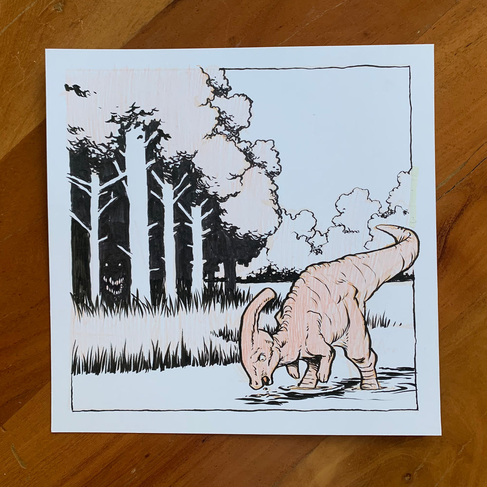 Parasaurolophus in Danger