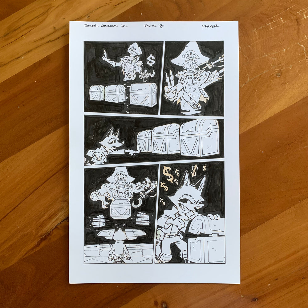 Rocket Raccoon Issue 5 pg 18