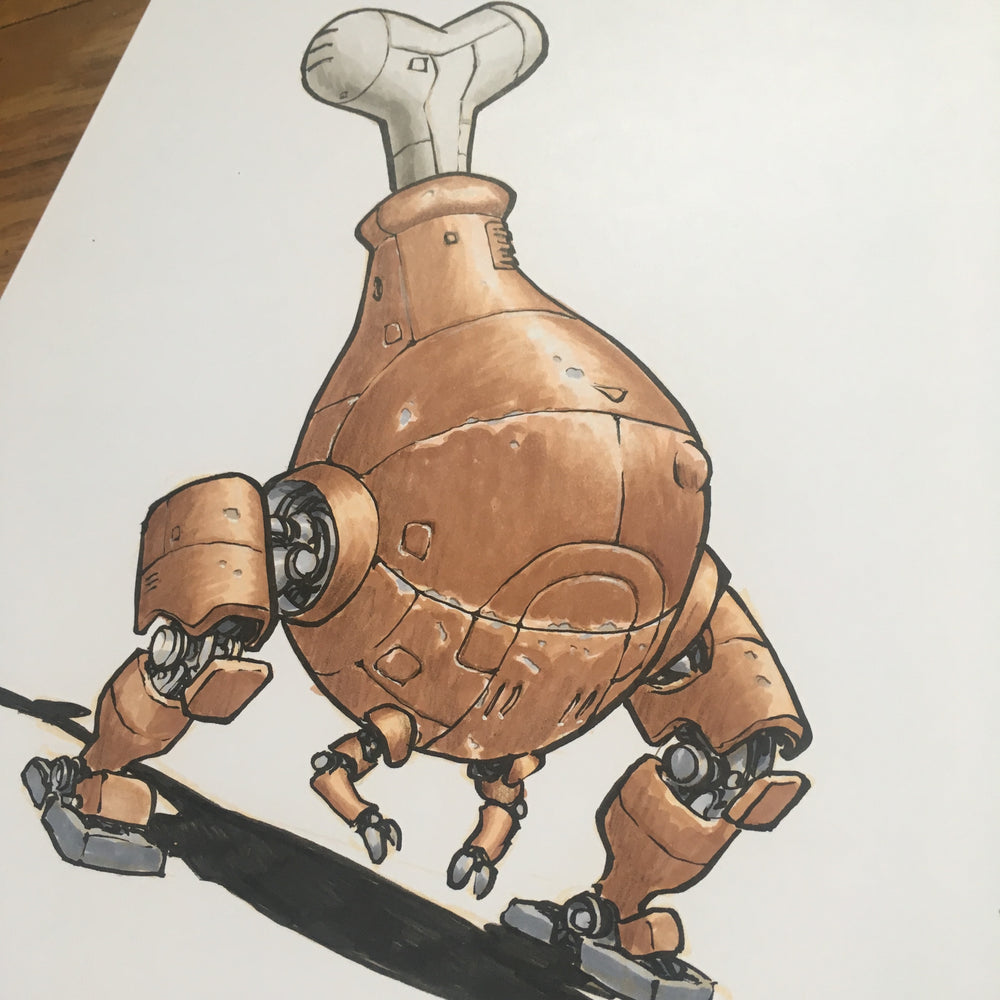 DRUMSTICK_BOT - Original Art