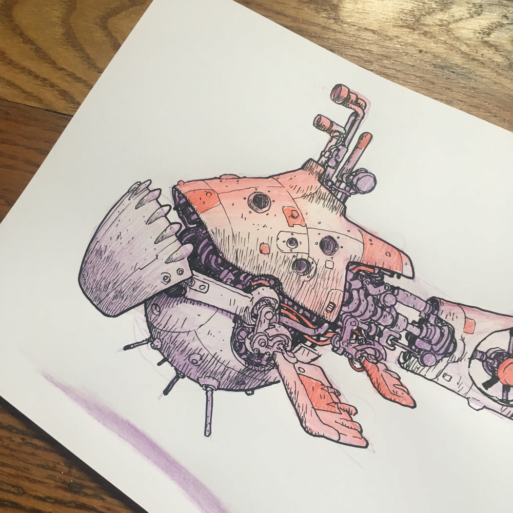 Deep Sea Sub - Original Art