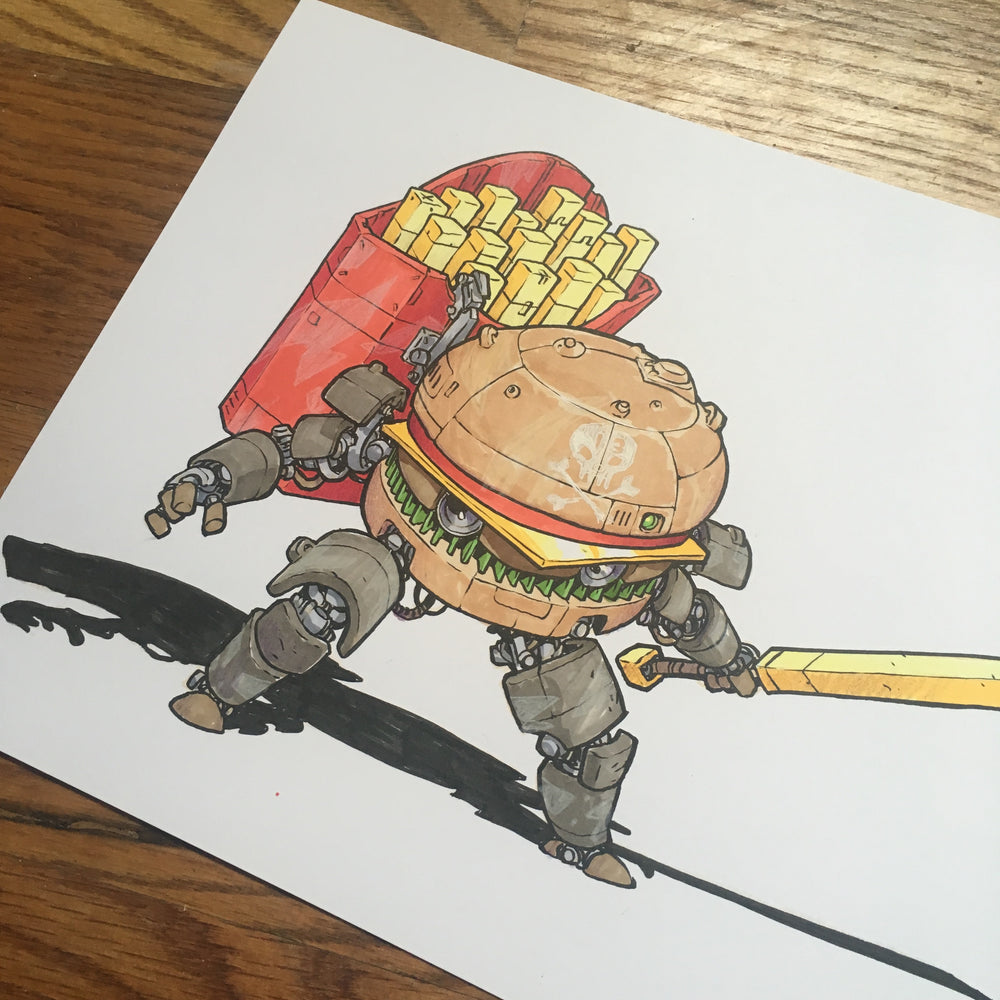 BURGER_BOT - Original Art