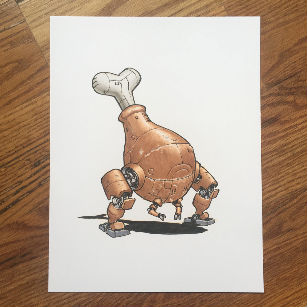DRUMSTICK_BOT - Original Art