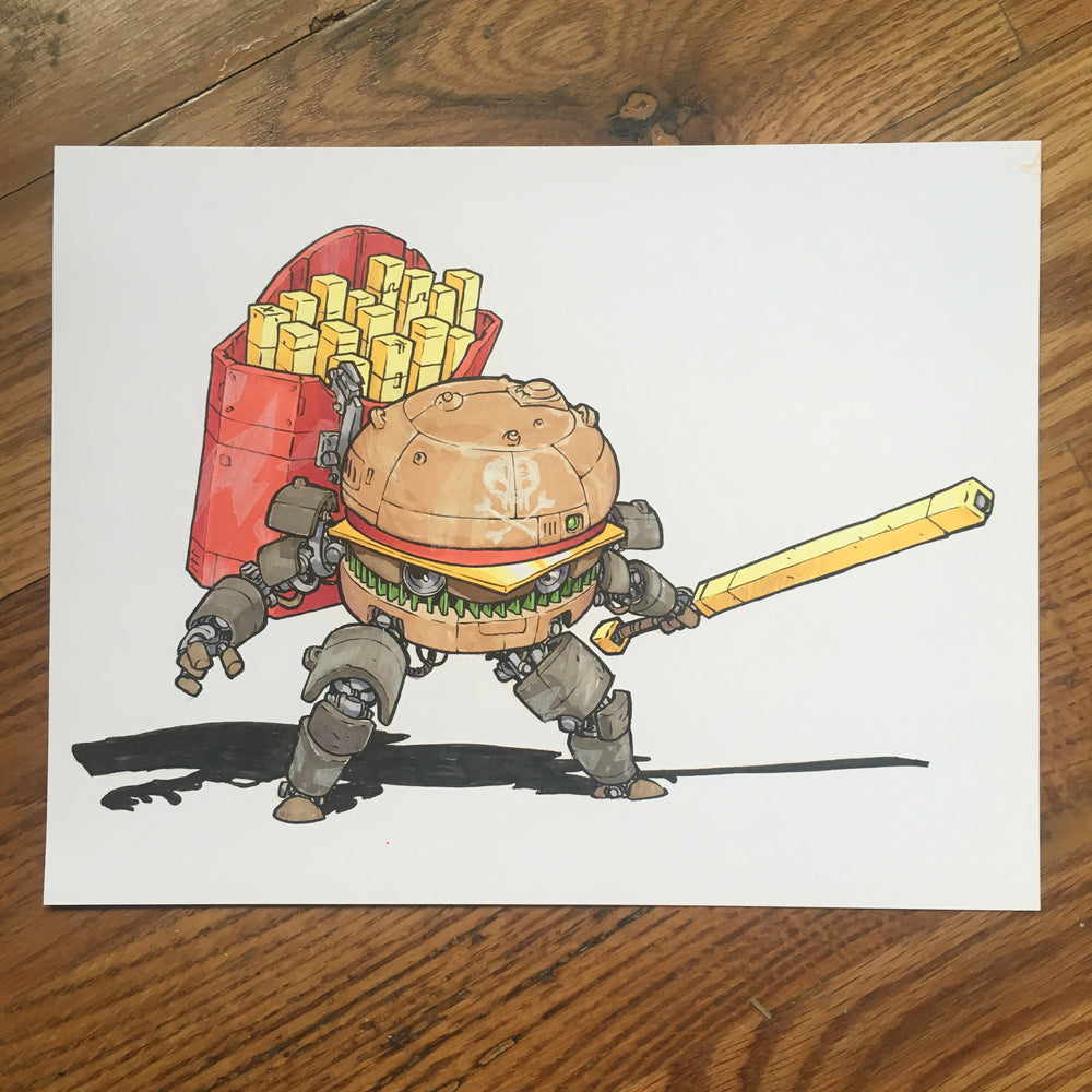 BURGER_BOT - Original Art