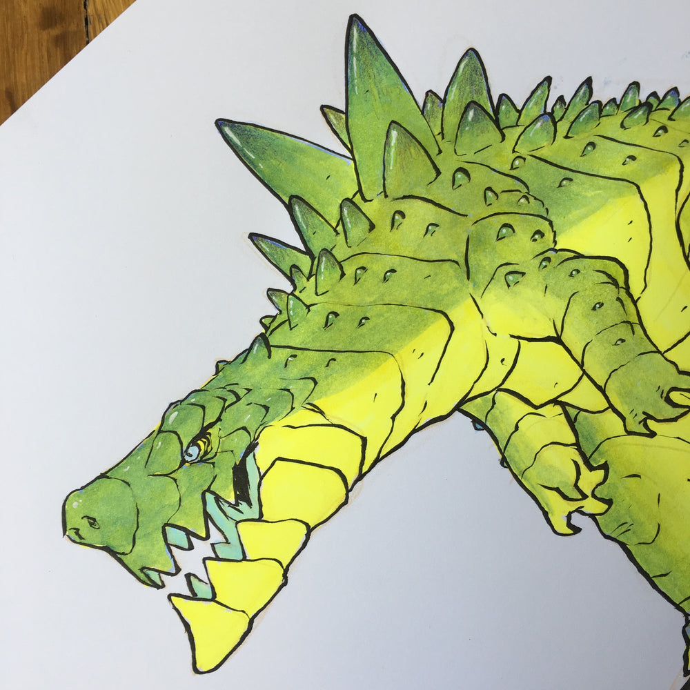 Kaiju 02 - Original Art