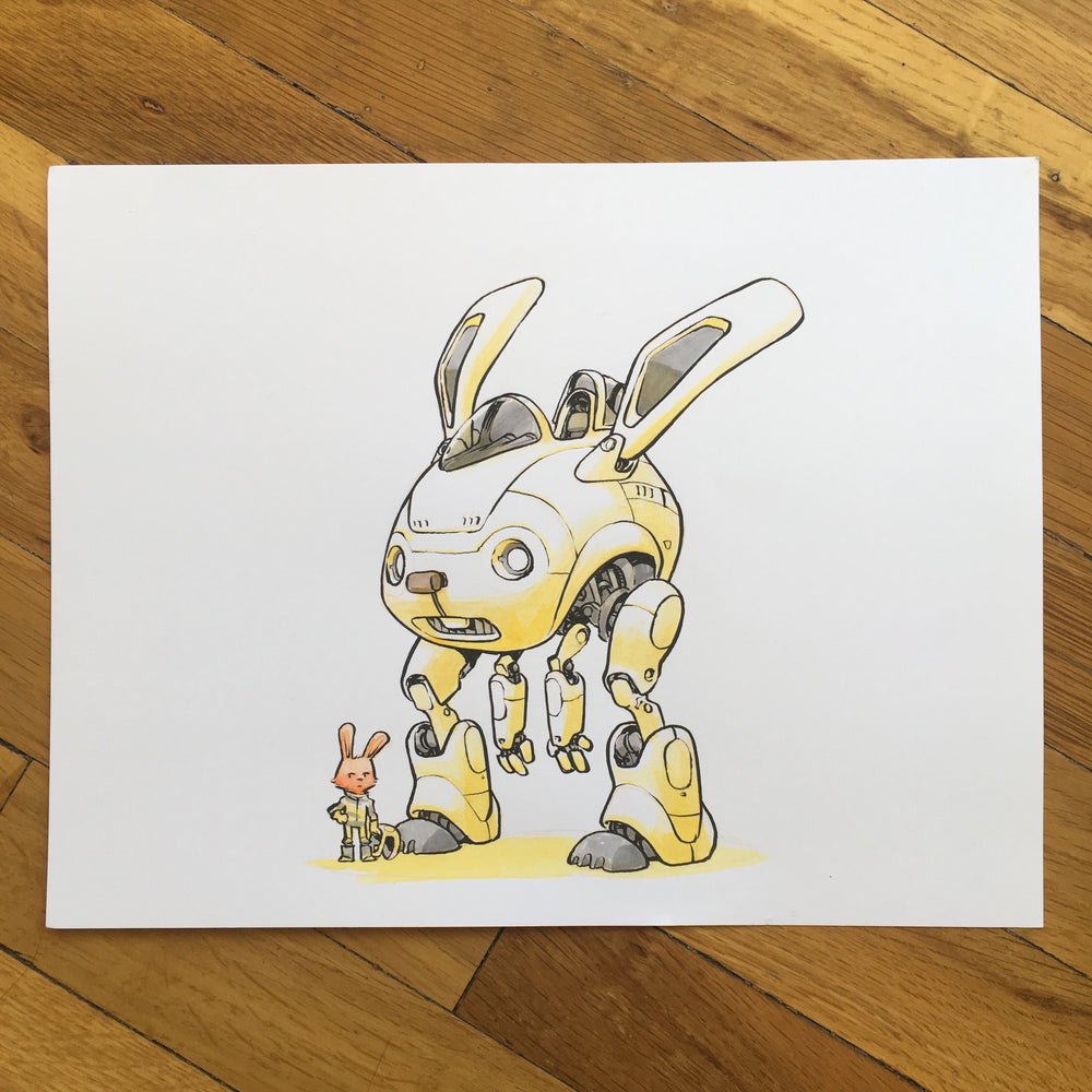 B-3 Hill Hopper - Original Art