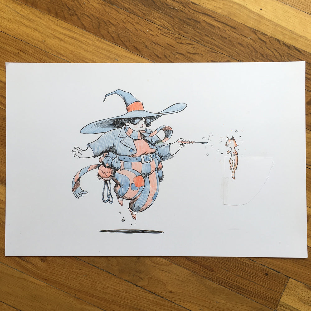 Cat Witch - Original Art