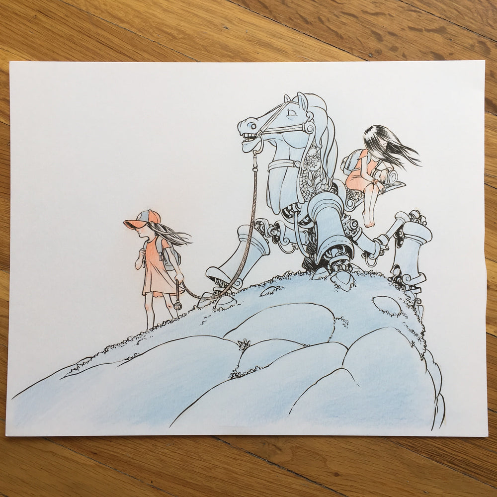 Waiting - Original Art