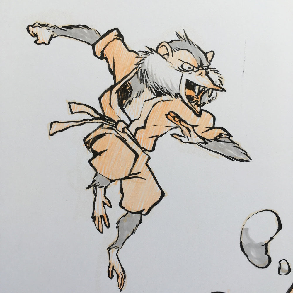 Mech Battle! - Original Art