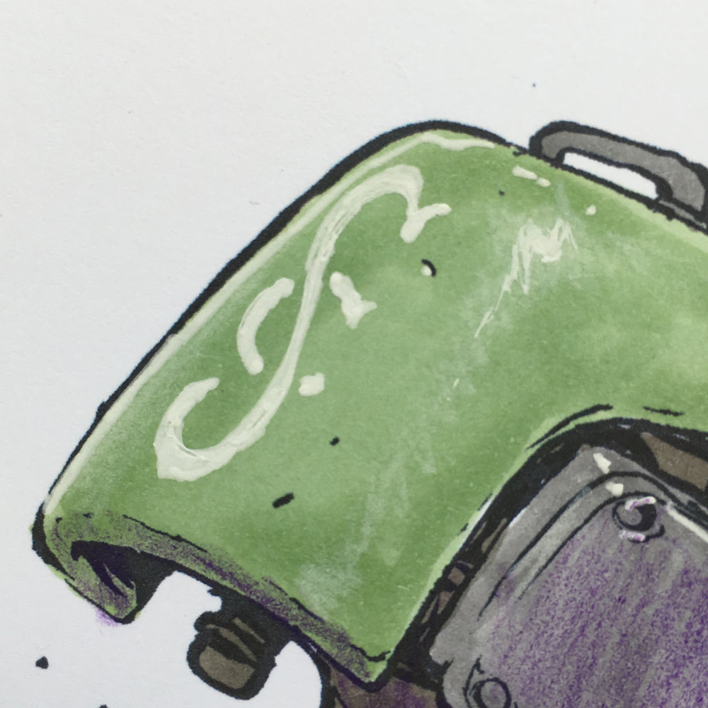 Elf Mech - Original Art