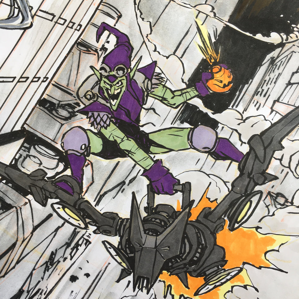 Spider Chase - Original Art