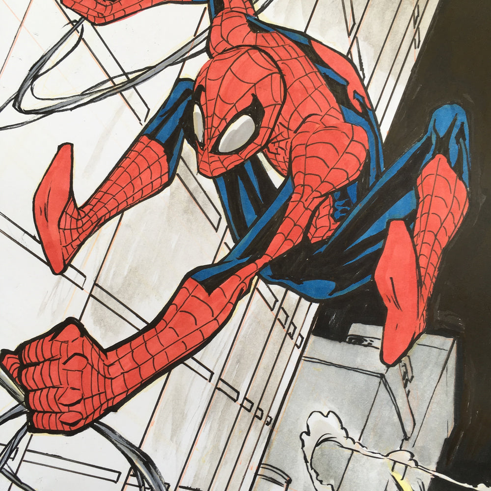 Spider Chase - Original Art