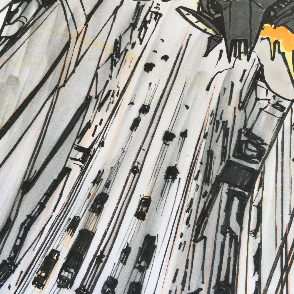 Spider Chase - Original Art