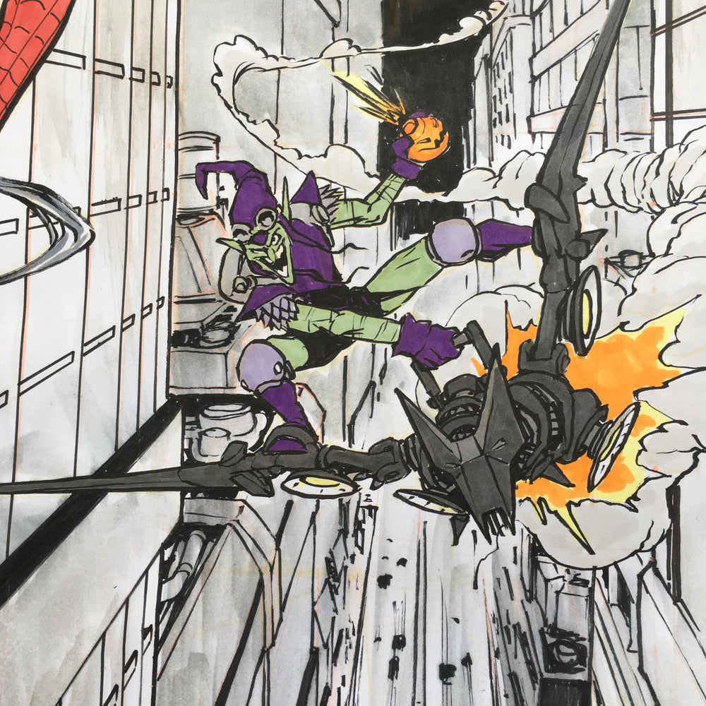 Spider Chase - Original Art