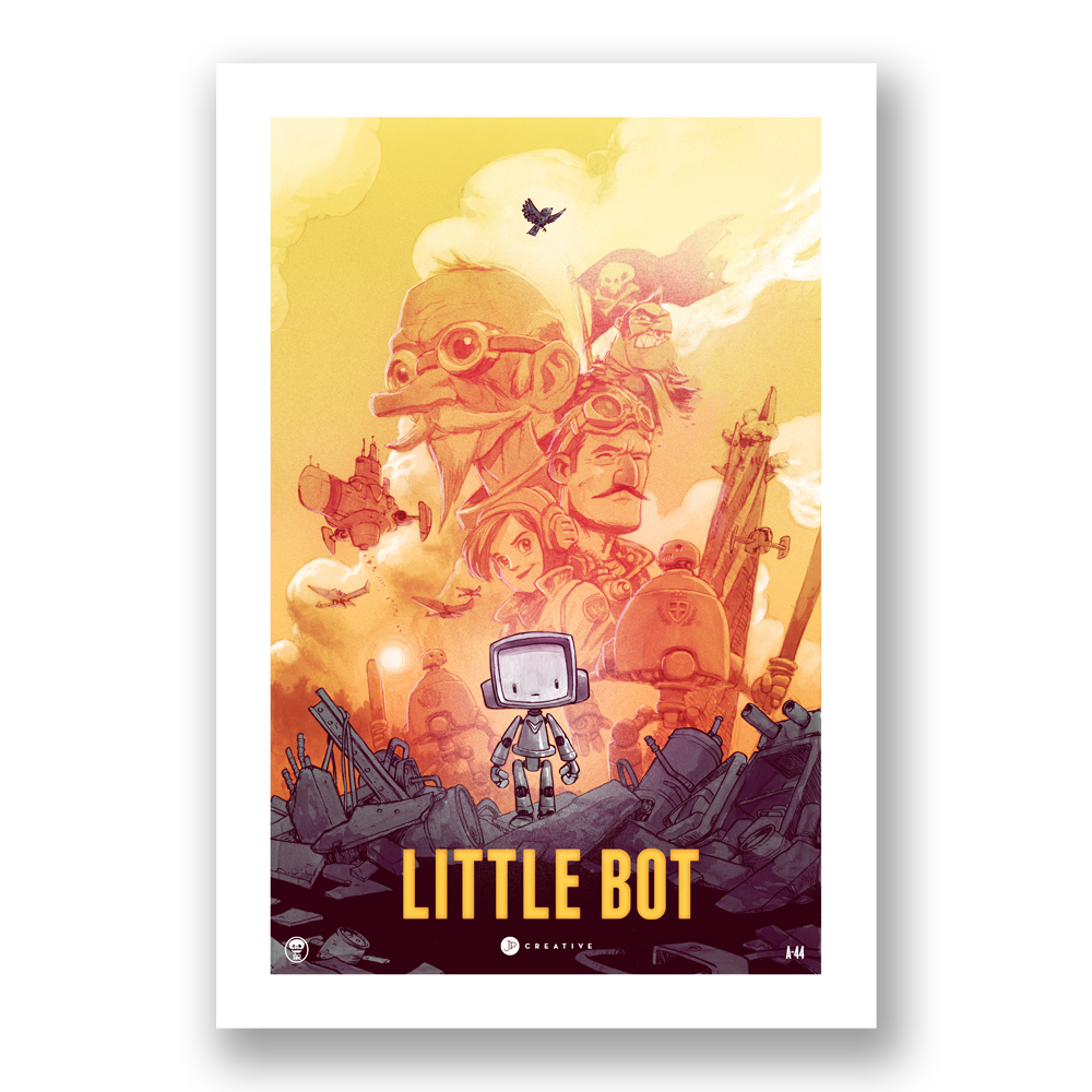 Little Bot Movie Print