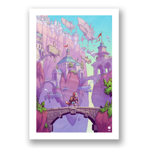 SkyHeart Bridge Print